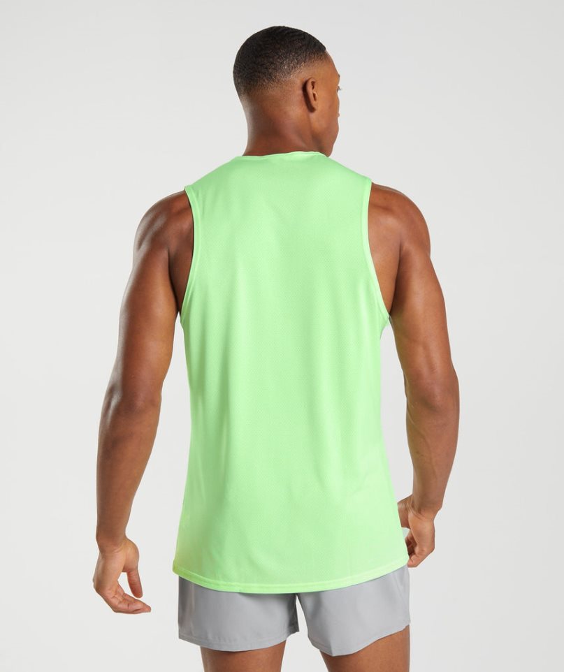 Men's Gymshark Arrival Tanks Mint | NZ 6CFWBU